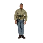 GI Joe 12 Inch Action Figure Doll With Outfit Dog Chain Army Articulated