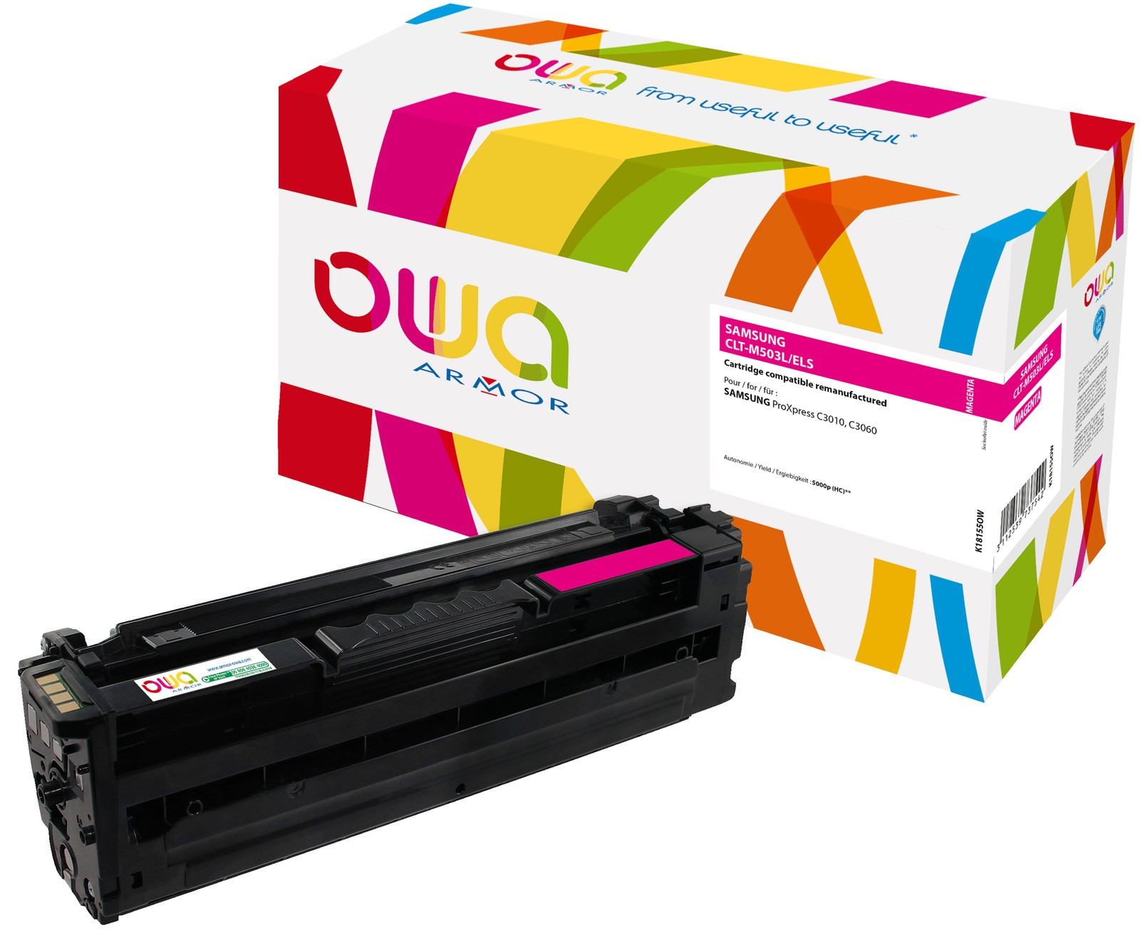 Тонер OWA K18155OW пурпурный SAMSUNG CLT-M 503 LELS M503L 20090₽