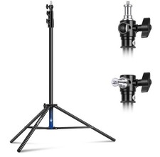 NEEWER 8.5ft Air Cushioned All Metal Light Stand  Locking Knobs, Max Load 5.5lb