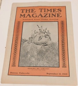 SEPT 15, 1905 NEWSPAPER MAGAZINE #2427- MARK TWAIN WANDERS INTO A STRANGER