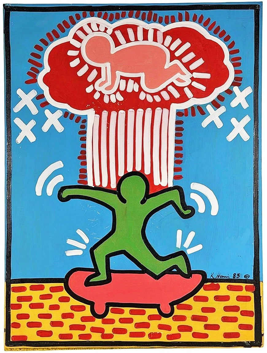 Original Art Paintings Keith Haring for sale | eBay