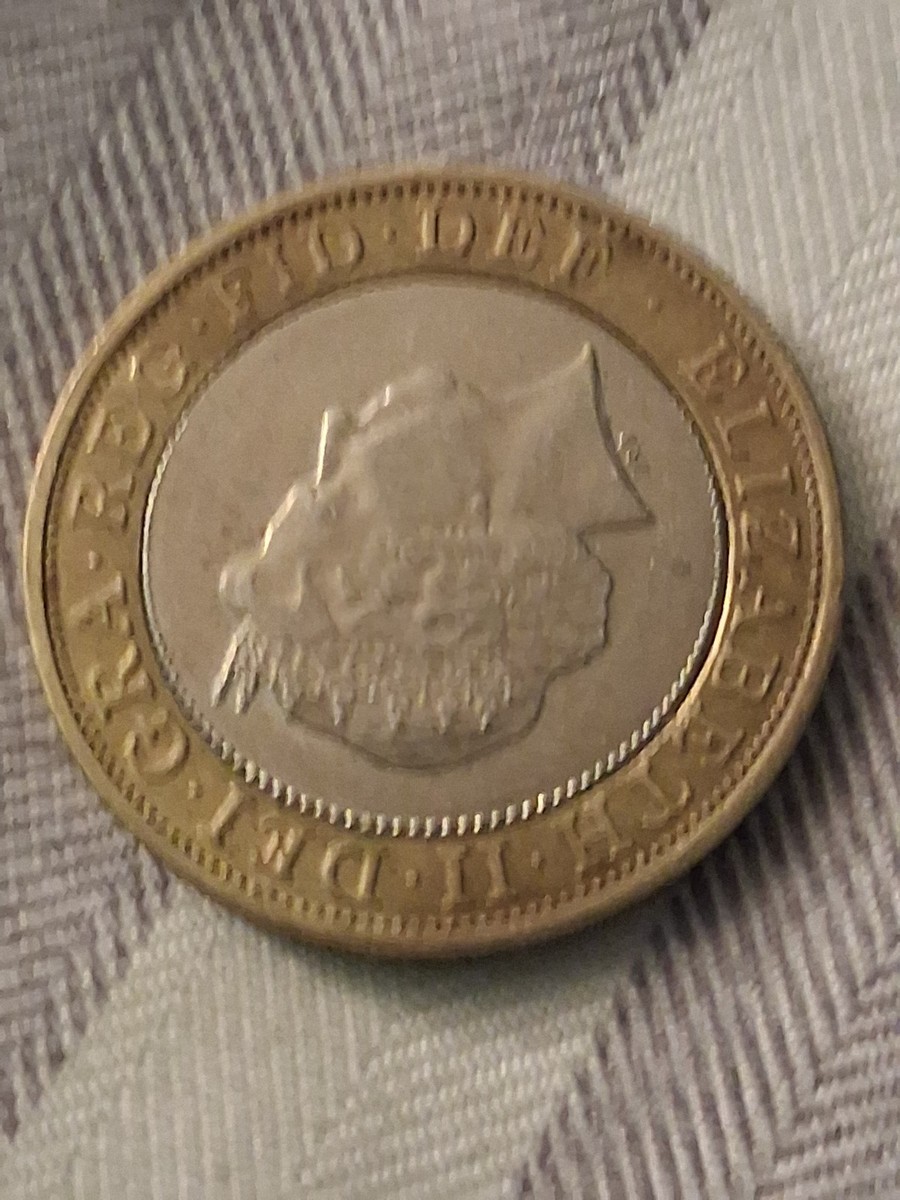 Rare Two Pounds Coin Error 1998 Queen Elizabeth /#16 | eBay