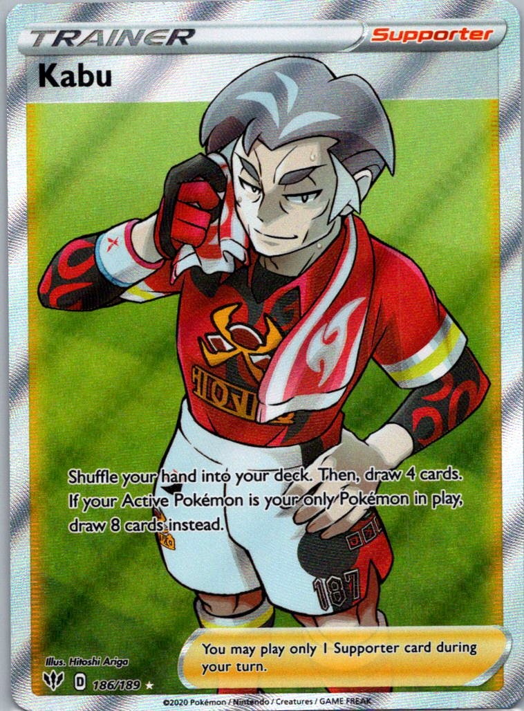Pokemon TCG Kabu 186/189 Darkness Ablaze Holo NM