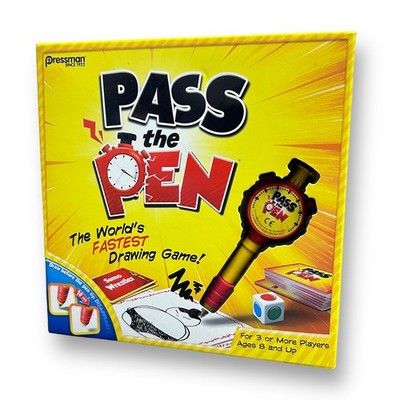 Pressman Pass the Pen Drawing Game: 3 or more players, ages 8+