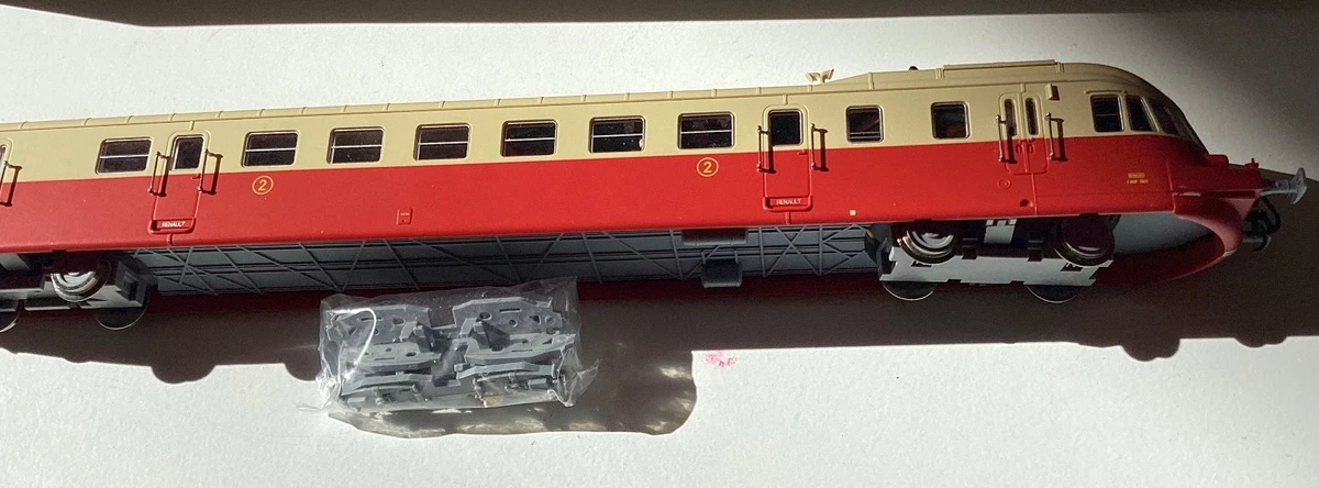 Locomotive Diesel AS Autorail ABJ 4, échelle HO, Occasion (toit Sali, Boîte D'origine)