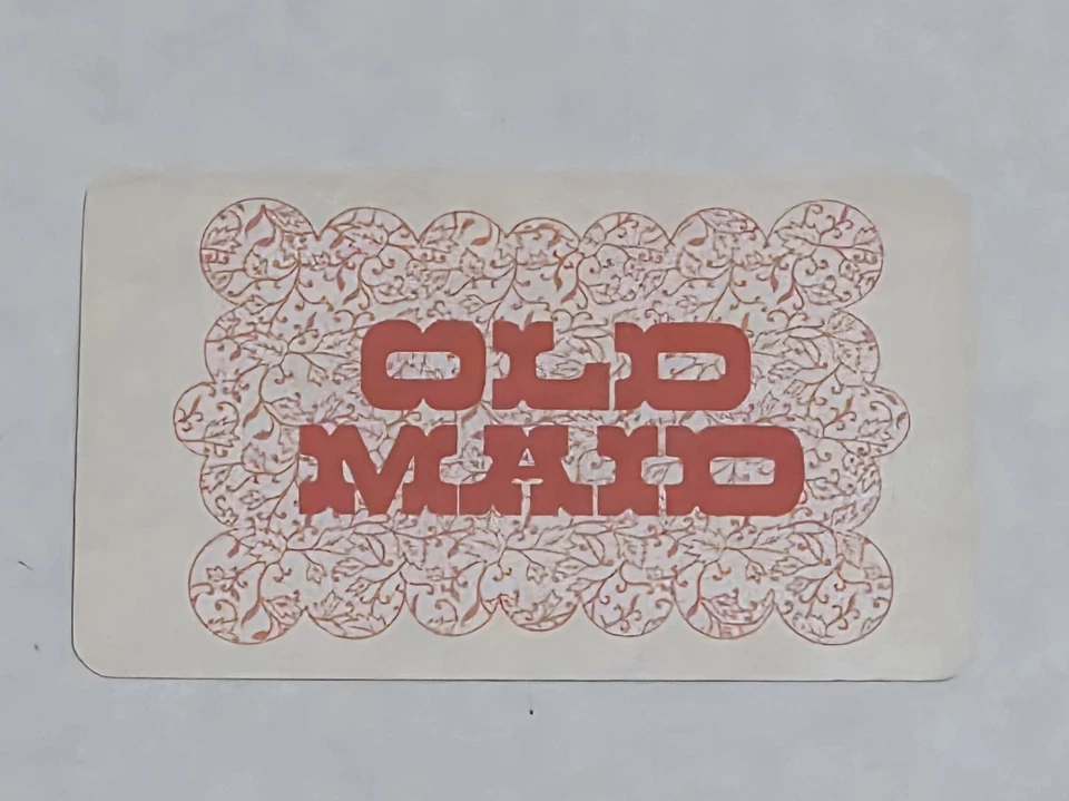 Juego a juego vintage 1968 Milton Bradley Jumbo Old Maid #4875 completo Foto 4 de 4