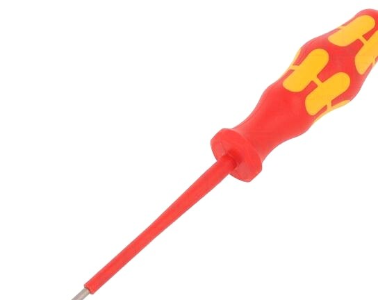 Screwdriver: Insulated; Slot; 2.5X0.4Mm; Blade Le - WERA.160ISB/25/04 | EU Stock-image