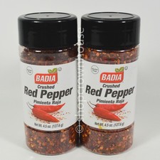 2 Badia CRUSHED RED PEPPER Pimienta Roja 4.5 oz Gluten Free 10/2029