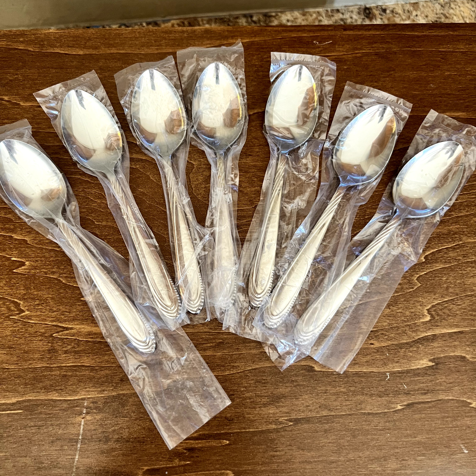 Nakazato Stainless Flatware Set 87 Pc Japan Dotted Swirl 6 Place Setting Serving