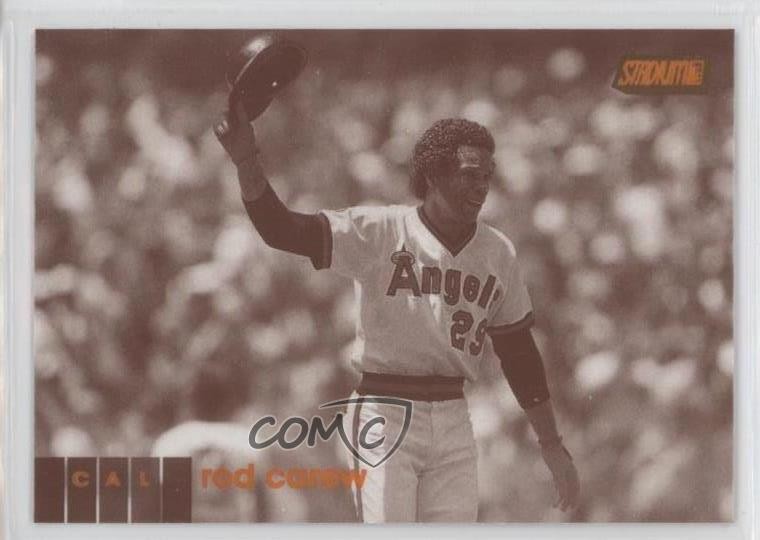 2020 Topps Stadium Club Sepia Rod Carew #150 HOF 0i7l