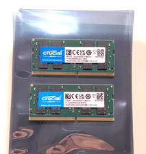 Crucial 32GB Kit 2 x 16GB DDR4 3200MHz PC4-25600 SODIMM Memory CT2K16G4SFRA32A
