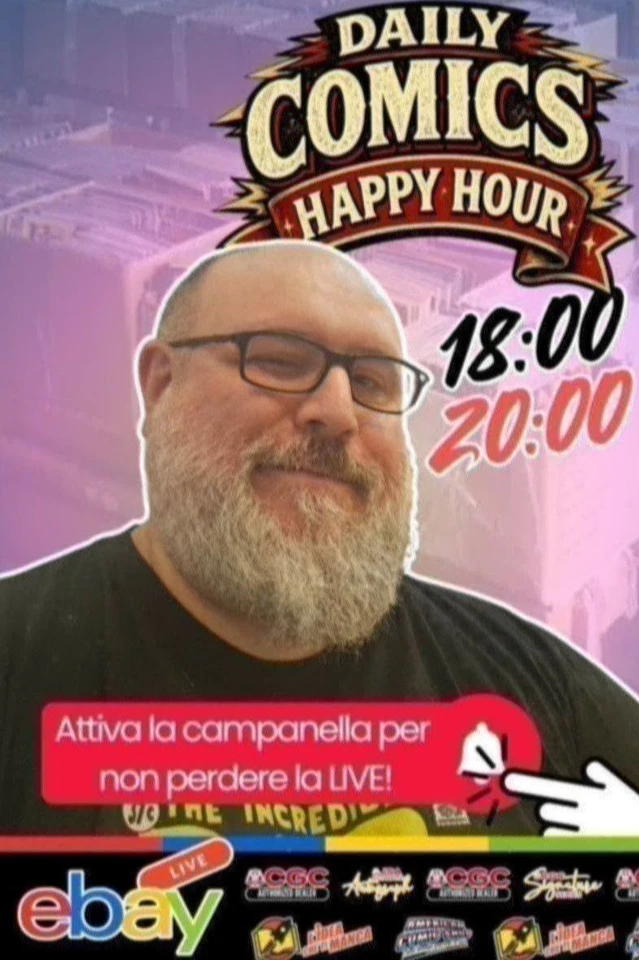 Il nostro Daily Comics Happy Hour 🍻 – Il tuo aperitivo a base di fumetti.