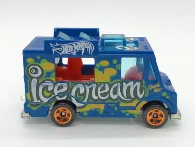2020 Hot Wheels HW Art Cars Dark Blue Quick Bite Ice Cream Truck