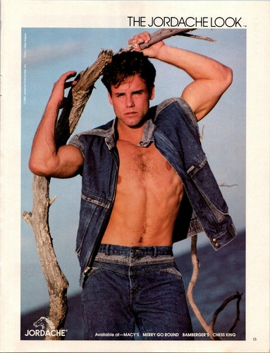 1980s Fashion Jordache Look Denim Male 