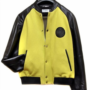 versace men's leather jacket price