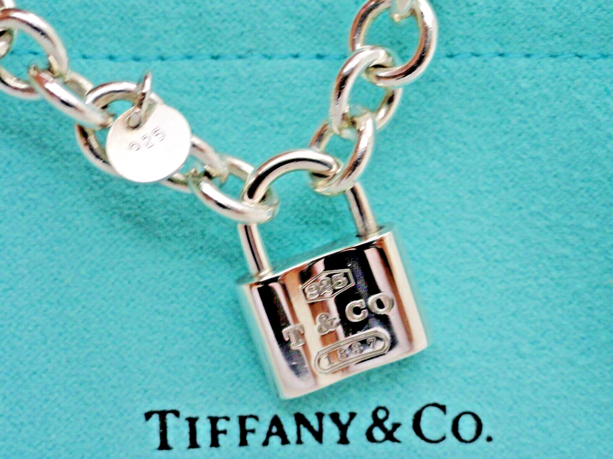 Tiffany & Co. Sterling Silver 1837 Lock Padlock Charm 7