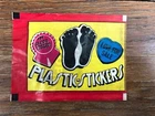 No Panini HERBERT KUROCZIK PLASTIC STICKERS (cir. 1972) Pochette Packet