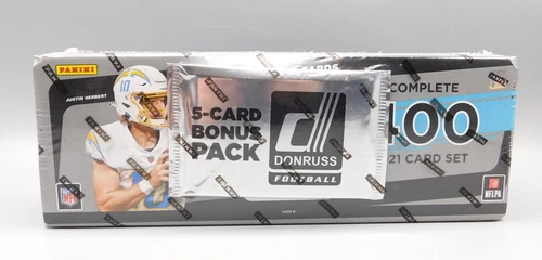 2021 Panini Donruss Football Complete Set with Bonus Pack ~ Factory Sealed