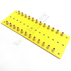 4pc-copper-plated-Gold-Fiberglass-Turret-Terminal-Strip-24pin-Lug-Tag-Board-amps