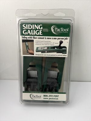 PacTool Gecko Gauge Fiber Cement-Board Siding Hanger (1-Pair) SA903 PacTool