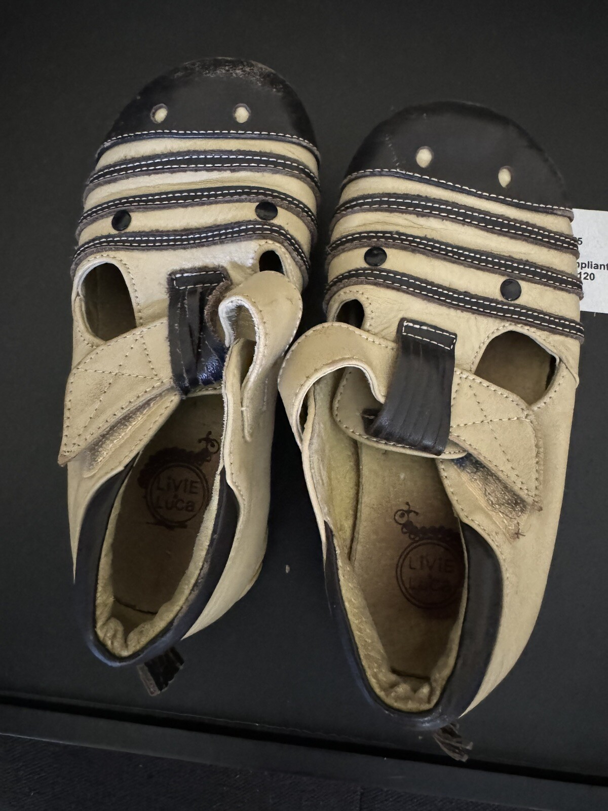 Rare Livie & Luca Zebra Shoes Play Condition Size 11