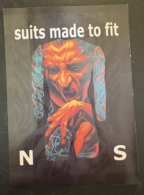 art postcard Suits Made to Fit NewSkool Tattoo Collective Last Gasp book