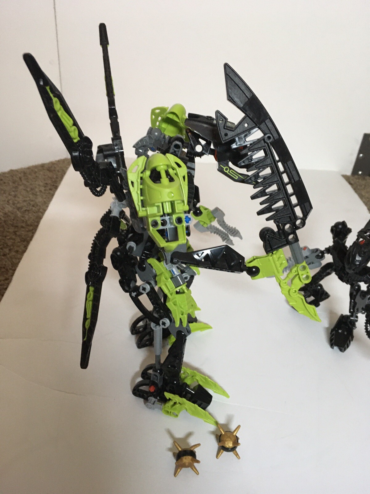 Lego Bionicle Fero and Tuma Incomplete 8990, 8991