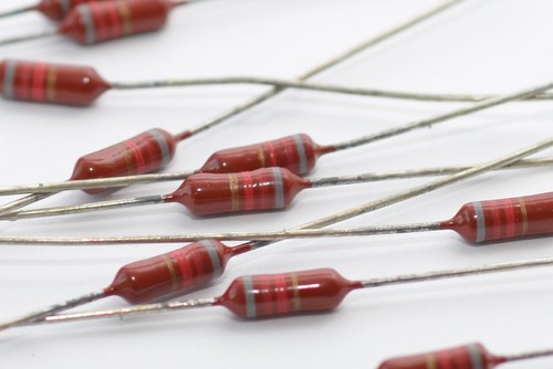 10x of 1960s Siemens Karbowid Resistor, 8.2 kOhms, 0.25 W f. Klangfilm Amps, NOS - Picture 5 of 6