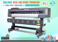 1520mm 60" Large Format Printer ECO Solvent+RIP,Wide Banners Vinyls,Epson I1600