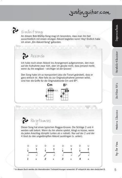 Thumbnail - Justinguitar.com - Ukulele Songbook | Justin Sandercoe | Broschüre |