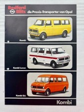 Opel Bedford Blitz Kombi Prospekt Deutsch A4 8S. 1979  125/1 brochure