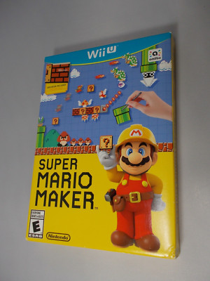 Super Mario Maker (Nintendo Wii U, 2015) Complete In Box Tested & Plays Free S&H