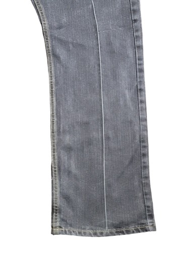 Vtg Y2K Red Ape Baggy Skater Grunge Jeans Mens 36x30 Embroidered Sacred Rare - Afbeelding 12 van 17