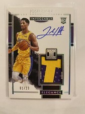 2017-18 Panini Impeccable Elegance Josh Hart Lakers RC Patch ON CARD Auto 1/23!!