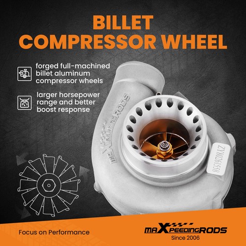 Billet GT35 GT3582 Universal Replacement Turbocharger for all 4/6 cyl T3 Flange - Picture 4 of 11