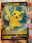 Pokémon TCG Pikachu V SWSH Black Star Promos SWSH198 Holo Promo