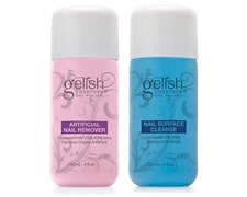 Gelish Soak Off Gel Polish- Artificial Nail Remover & Nail Surface Cleanser 4oz