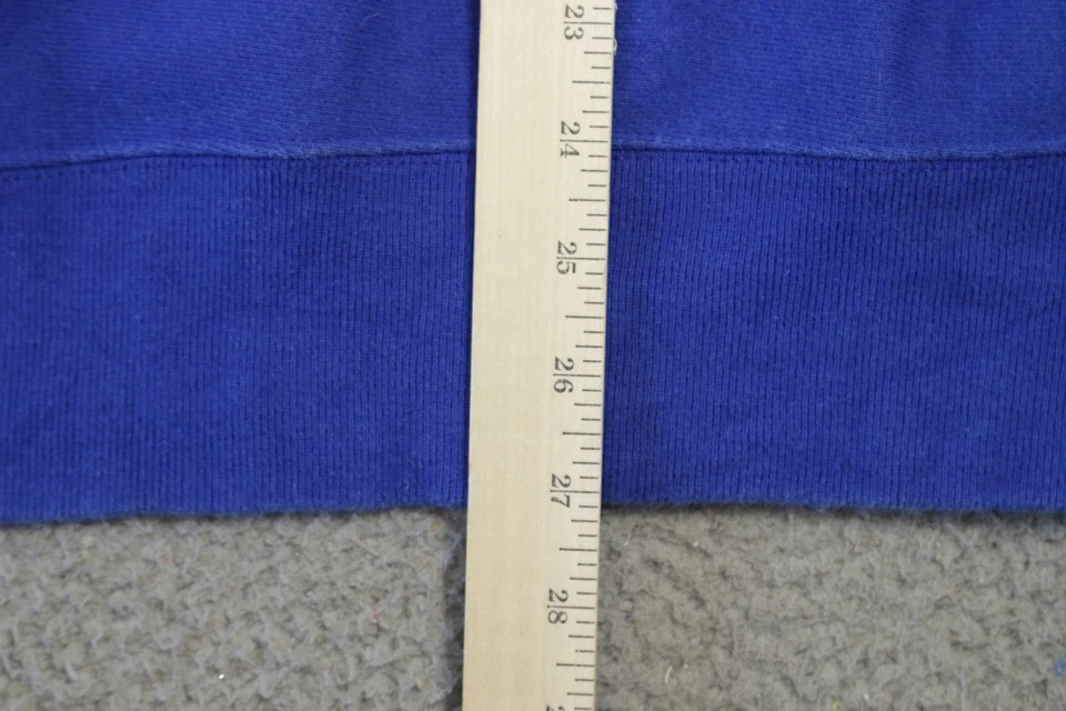 Kansas Jayhawks Champion Reverse Weave Sweater Pullover Mens Large Blue NCAA - Image 4 of 4