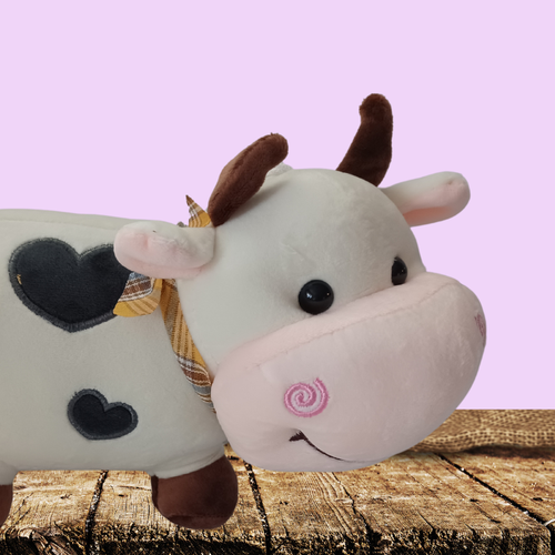 Baby Cow Plush Toy Soft Stuffed Animal Farm Toy, Baby Toy - Picture 4 of 6