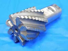 2" O.D. 2" LOC 4 1/2 OAL ROUGHING FINISHING HSS END MILL 1 1/4 SHANK 8 FLUTE 2.0