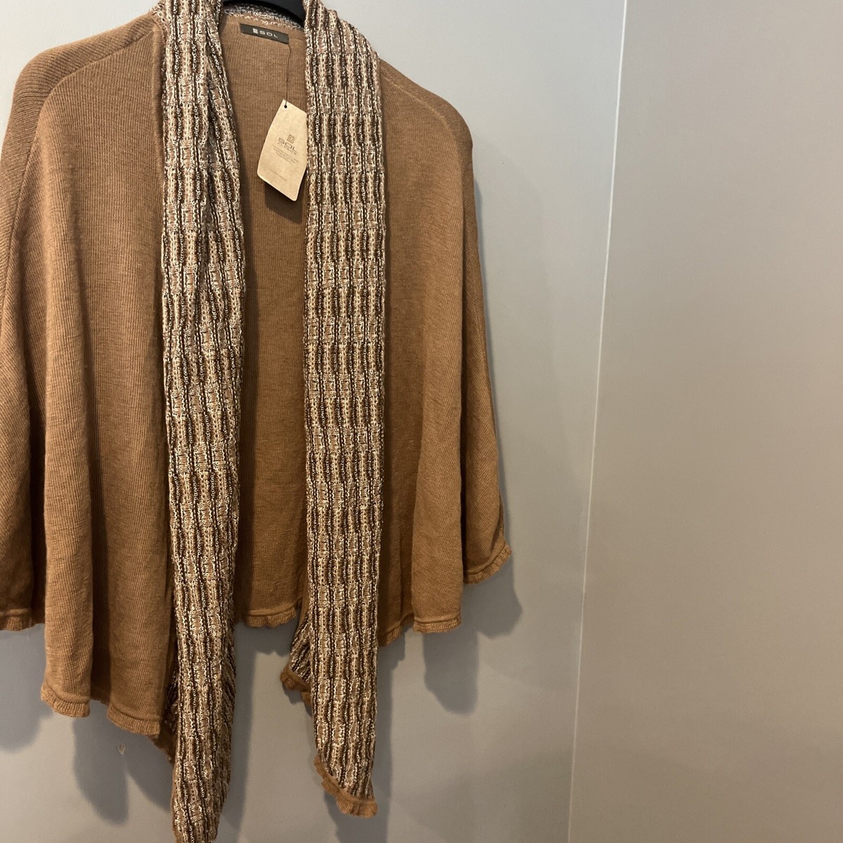 Sol Gloria 100% Baby Alpaca Wool Cape Shawl New with Tags UNI | eBay