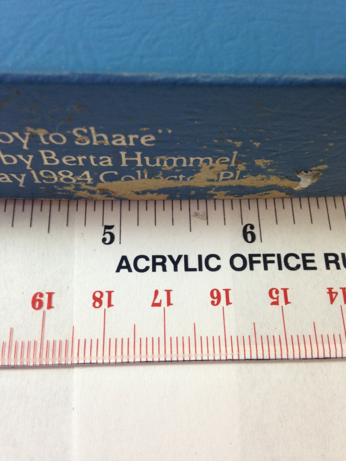 Schmid 1984 “A Joy To Share”inspired by Berta Hummel Mothers day collector plate