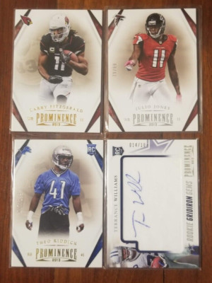 2013 Prominence Veteran, Rookie, Insert & Auto Football Cards Pick Your Player