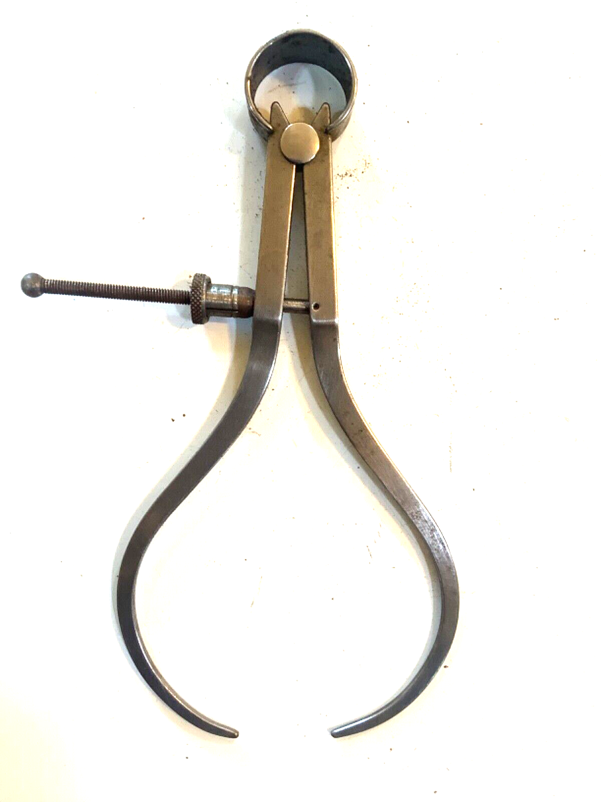 (d) Vintage Starrett 7" flat leg outside caliper eBay