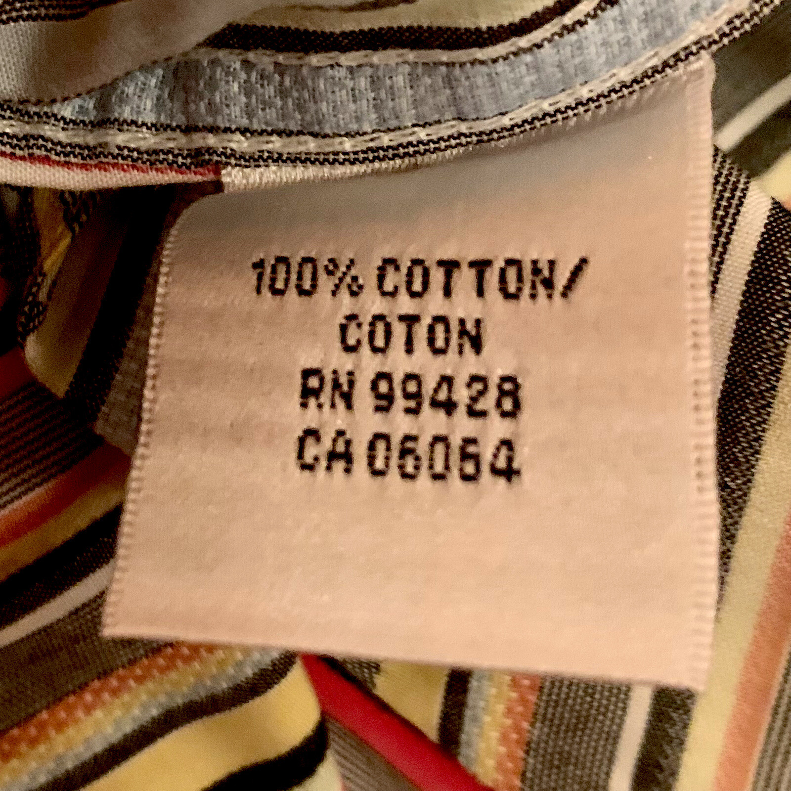 Bugatchi Uomo Size Large Vintage Button Down Stri… - image 9