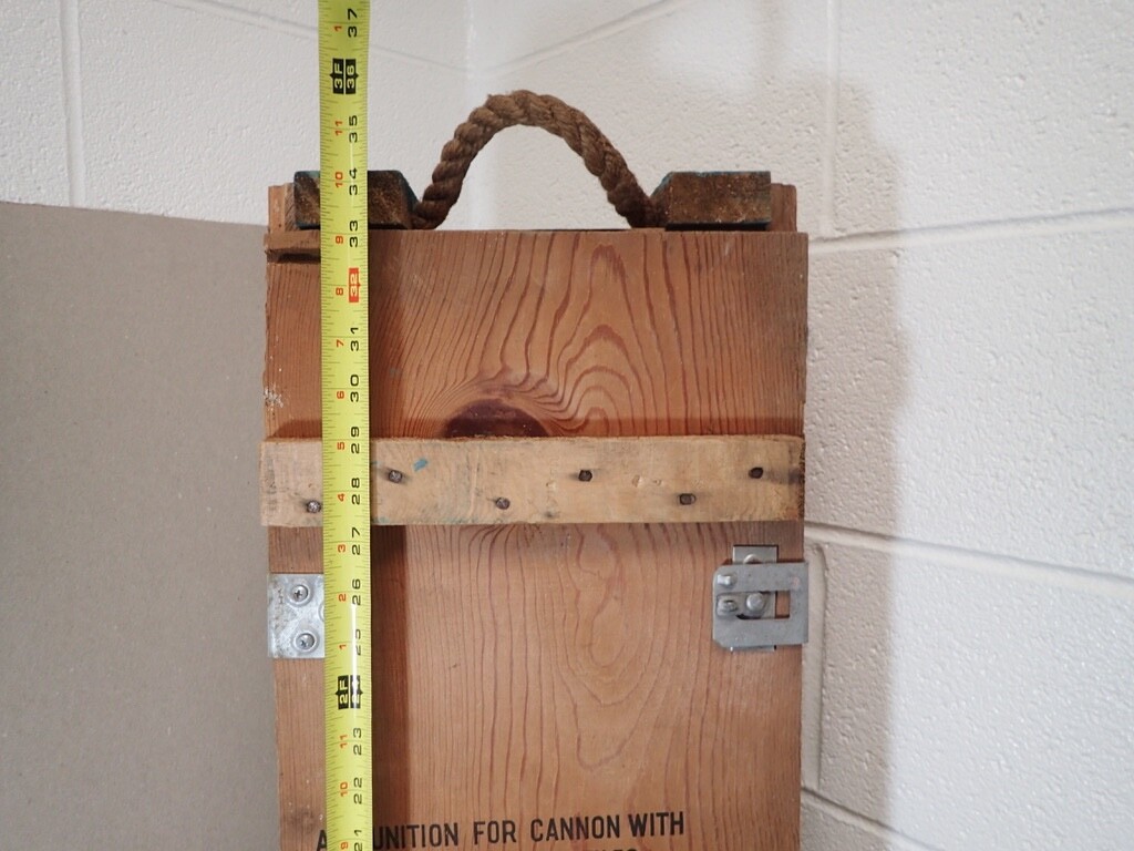 Vintage Empty AMMO BOX Industrial Wood Storage Crate Chest Vintage Empty AMMO BOX Industrial Wood Storage Crate Chest