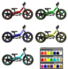 Custom Graphics Kit for STACYC Electric Bike (Rapid Series) 12e 16e