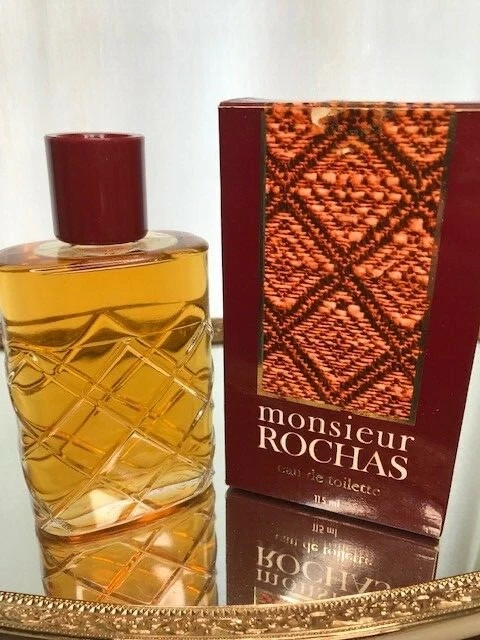 Monsieur Rochas Eau de Toilette  ml. Rare vintage  original Sealed  bottle