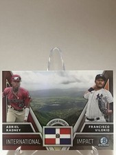 2024 BOWMAN CHROME ADRIEL RADNEY/ FRANCISCO VILORIO INTERNATIONAL IMPACT 