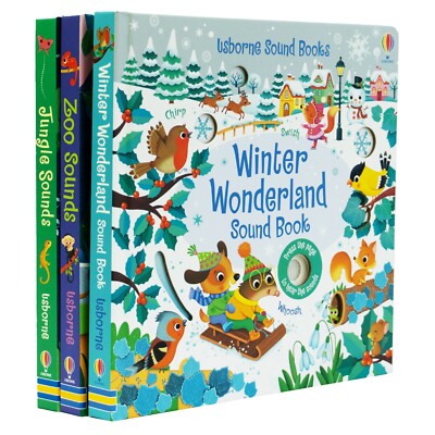 Usborne Sound Books von Sam Taplin 3 Bücher Sammlung Set - Alter 2+ - Board Book